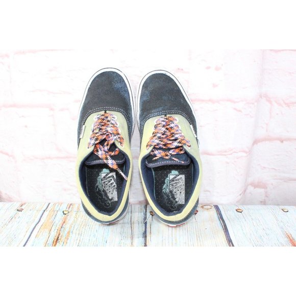 Vans Blue Green Suede Fabric Low Top Skateboarding Sneakers Shoes Size M 6.5 L 8 - Picture 6 of 9